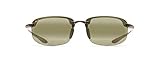 Maui HT Maui Jim HT807-1120 Lunettes de Soleil, Gris trasparente, 64/15/130 Mixte Adulte