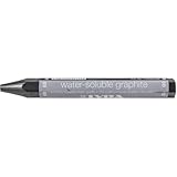 LYRA Graphite Crayon, Water-Soluble, Individual Stick, 6B Hardness, Black, 1-Pack (5630106)
