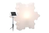 8 Seasons Design 32065L Kristall Mini LED, Polyethylen, 6 W, Weiß