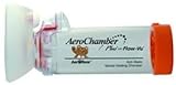 Aerochamber Plus spacer device,Infant,small face mask, Orange, 0-18 months
