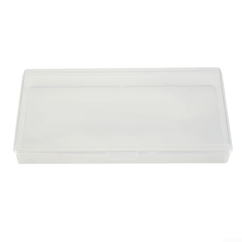 Juego de cajas de almacenamiento de plástico transparente para organización de objetos pequeños, contenedores de compartimentos de varios tamaños para Eltronics, tornillos, juguetes, cosméticos
