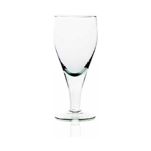 Grehom Recycled Glass Wine Glasses Small (Set of 2) - Nice & Simple (250ml) Cover