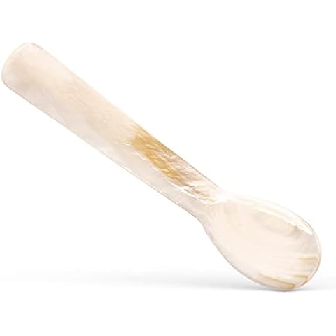 Mother of Pearl Caviar Spoon 3" Small - Set of 2 (1 pcs.) Cover