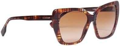 BURBERRY BE4366-398213 Sunglasses Top Check/Havana w/Brown Gradie...