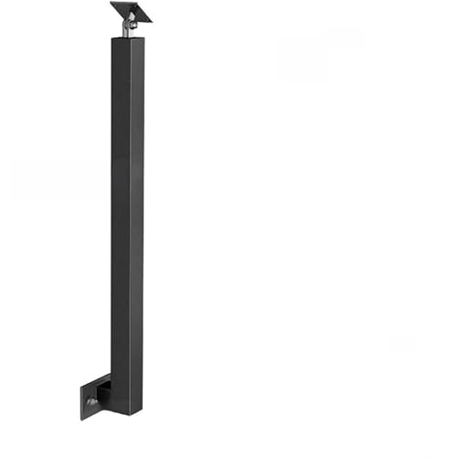 Kit rampes latérales métal noir escalier extérieur et marche de jardin