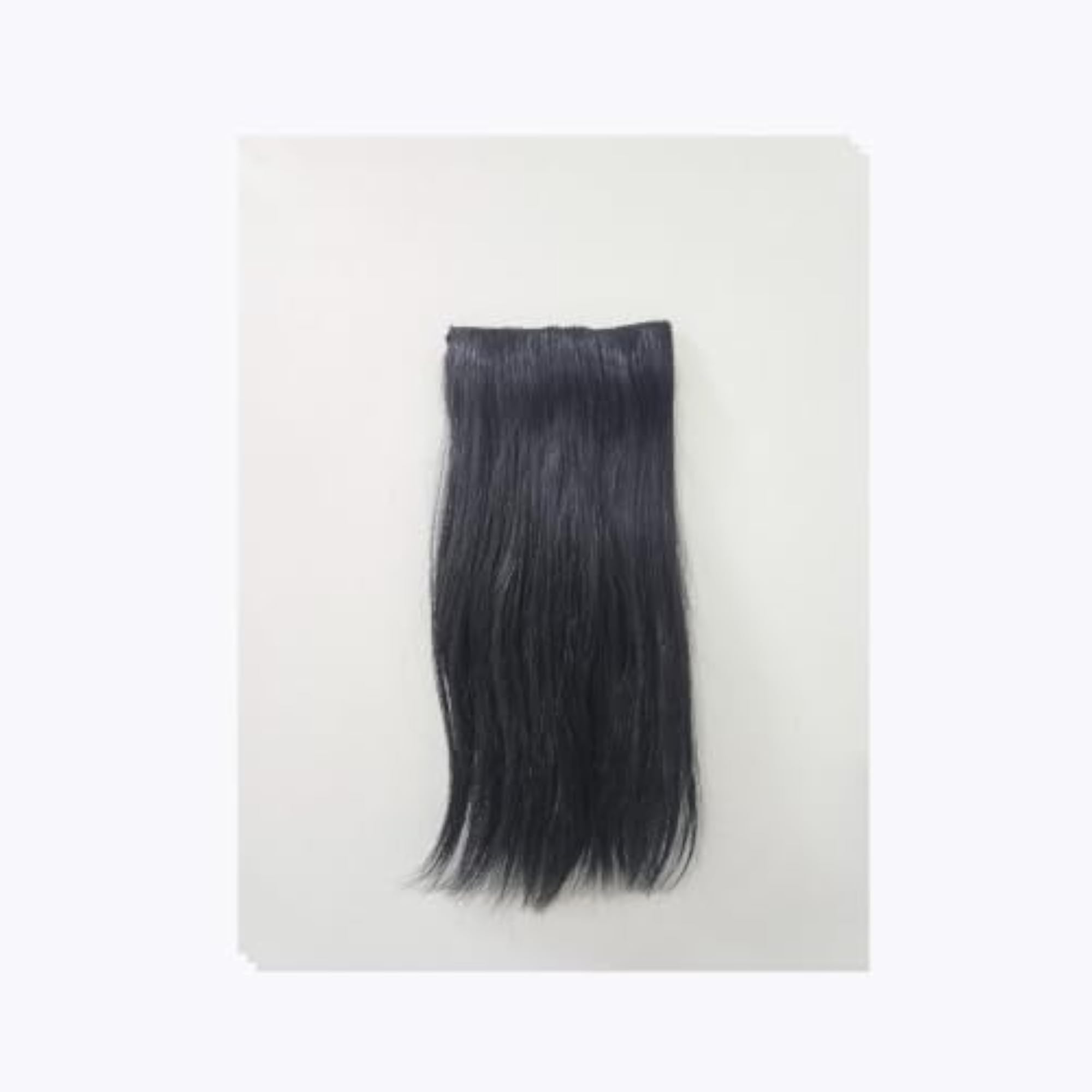 Clip-In Human Hair Extension for Women, Natural Black