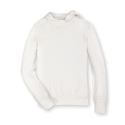 Hope & Henry Women's Long Sleeve Tie-Neck Sweater #TOP3