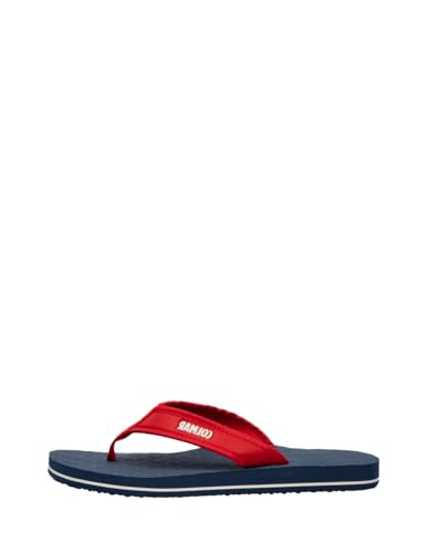 Chanclas de hombre Colmar Flip Flop 216 de goma color rojo, calzado casual de verano