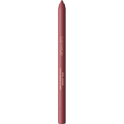 Catrice Gel Glide Long-Lasting Lip Liner 020 Drip The Drama, tono malva rosado, textura cremosa, contorno preciso, acabado mate aterciopelado, 1,5 g