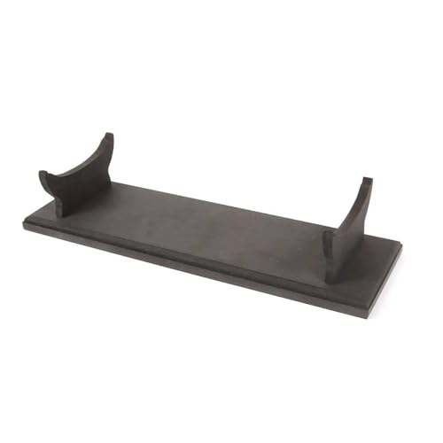 Dimensioni: 380 x 120 mm Occre Ref. 19161 - Pedana espositiva nera completa in legno per modelli in scala - 380 x 120 mm