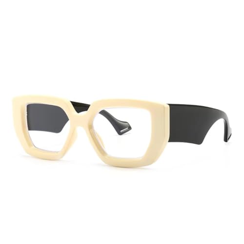 Lunettes de soleil tendance à monture transparente et verres de protection UV400