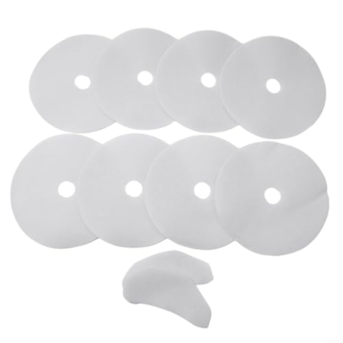 Kit de filtros para secadora de secadora, 8 tubos de escape redondos, 2 filtros de entrada de aire, paño de microfibra, pelo blanco, eliminación de polvo, piezas y accesorios