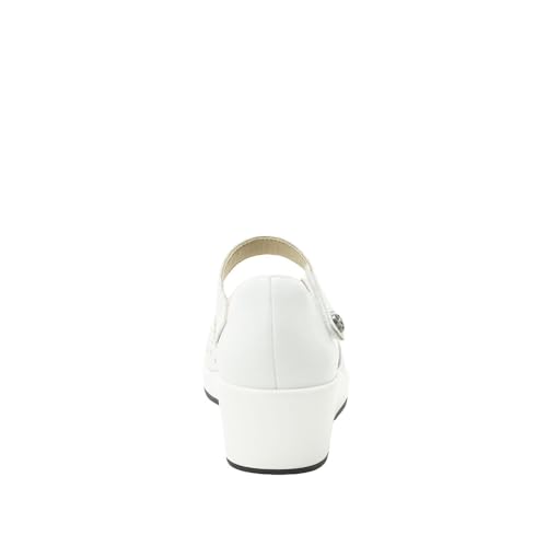 Image of Alegria Women's Hayes Leather Wedge Mary Jane Pump