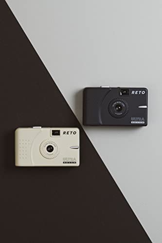 Reto Ultra Wide And Slim 35Mm Reusable Daylight Film Camera - 22Mm Wide Lens, Focus Free, Light Weight, Easy To Use (Cream) #TOP6