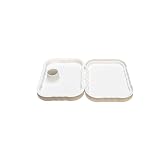 Vinyl Downspout End caps Size 3x4- N.F.T System/Kratky Method Hydroponics DIY (3 Out x 3 Blind)