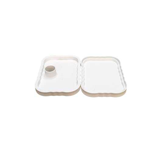 Vinyl Downspout End caps Size 2x3- N.F.T System/Kratky Method Hydroponics DIY (4 Out x 4 Blind/no Holes)