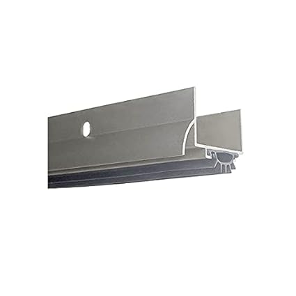 Pemko 216AV36 Aluminum Finish Wrap Round Combination Door Shoe with Vinyl Weatherseal for 36