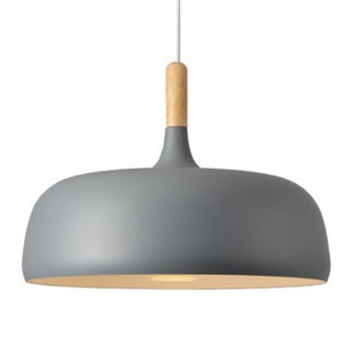 Lustre suspension E27 en fer noir avec abat-jour chapeau pour plafond