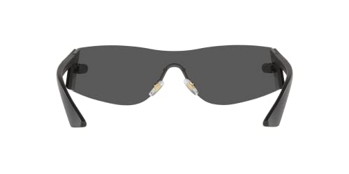 Versace Man Sunglasses Grey Frame, Dark Grey Lenses, 0MM4