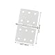 BQLZR Beige 28x16mm 10 Pcs DIY RC Pinned Hinge Wing Connection Spare Parts
