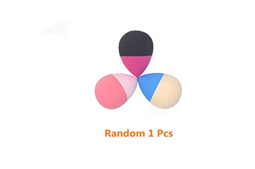 GTNINE Makeup Sponge Puff Beauty Foundation Blending Sponge Double Color Layout Water Drop Shape (Random Order) But Non-Enlarge