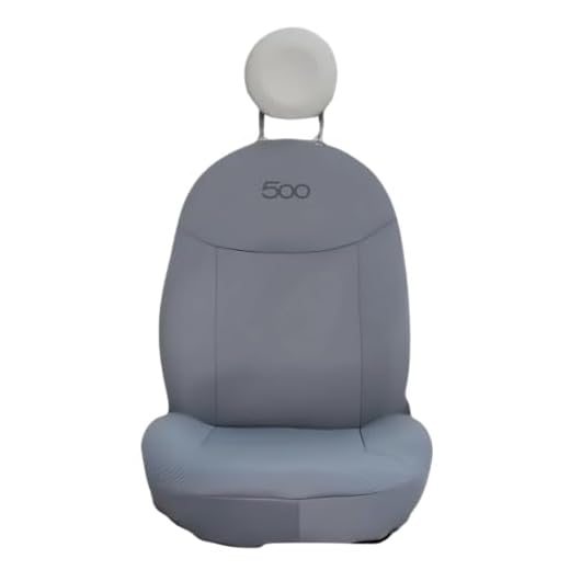 Italfodere Paar Vordersitzbezüge, kompatibel mit Fiat 500 ab 2007, Cordura