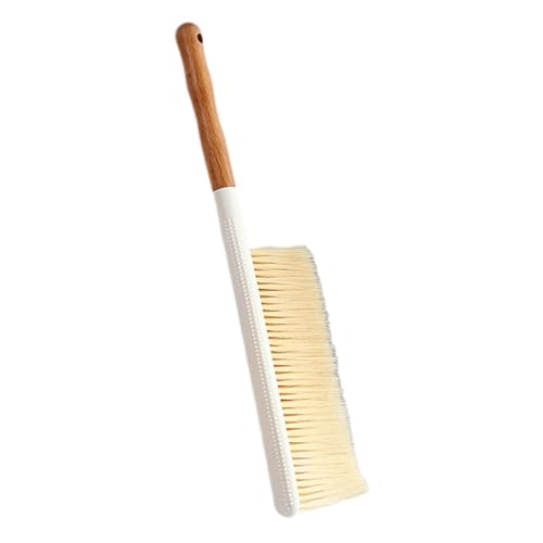 KICHOUSE Cepillo De Mano De Madera Con Cerdas Suaves Para Limpieza y Eliminación De Polvo Sofá Cama Alfombras y Tapicería Compacto y Ligero Para Uso Doméstico Diario