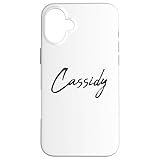 Beautiful Handwritten Font Cassidy Calligraphy スマホケース iPhone 16 Plus 用