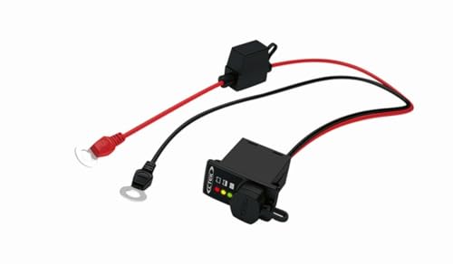 CTEK Indicator Panel 1.5 M, Panel Mounted LED Indicator Showing Battery Charge Status Indicating When It's Time to Charge, for All 12V Lead-Acid Batteries, for Cars, Motorcycles & Other Vehicles