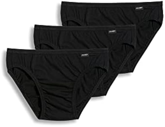 Jockey Men's Underwear Mens Elance Bikini - 3 Pack