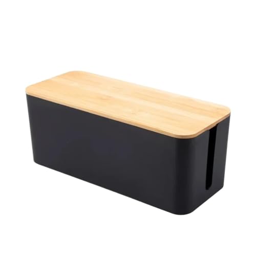 Boîte de gestion câbles pour ranger le coin bureau et le meuble TV du salon - 2 pièces
