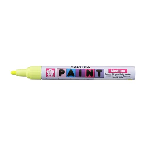 Peinture Medium Fluorescent Jaune SAKURA pour faire briller vos toiles