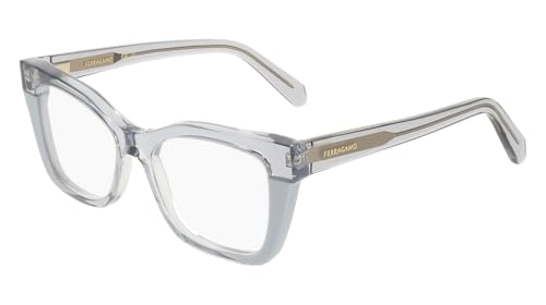 Ferragamo Montatura Sf3052 454 Transparent Azure/Azure 51/17/145 Donna