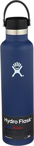 Hydro Flask 24 oz Standard Mouth Water Bottle with Flex Cap or Flex Straw