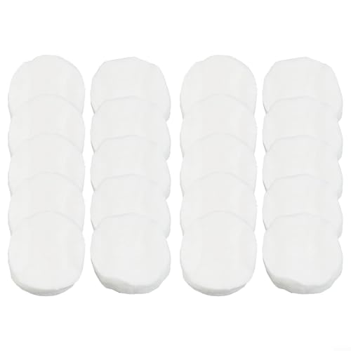 Stoppini circolari in lana per caminetti da tavolo, confezione da 20 pezzi, 6,1 x 1,1 cm, spugna resistente al calore, nucleo in fibra di ceramica per bracieri e camini interni