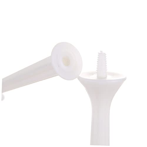 KICHOUSE Three Tier Fruit Bowl Fruit Platter Dessert Stand Cake Stand Round Tray Decorations Cake Platter Cake Table Cake Display Stand Bridal Platters Afternoon Tea Party Stand White