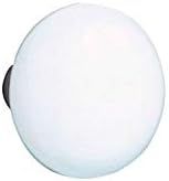 EMTEK #8 Rosette Passage Set with Ice White Knob - Available in 7 Finishes - 8108IWUS7 - French Antique (US7)