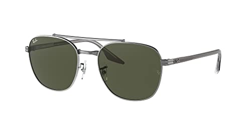 Ray-Ban RB3688 Sunglasses Bundle: RB 3688 004/31 Gunmetal Green and Eyewear Cleaning Kit