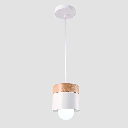 Lustre macaron blanc design suspendu pour bar et salle à manger - 2