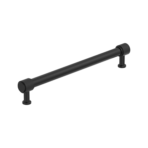 Amerock Faraday 12 inch (305mm) Center-to-Center Matte Black Appliance Pull, BP37750MB