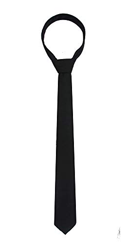 Image of Kebocis Mens Solid Color Cotton Necktie for Men