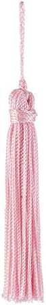 Set of 10 Pink Chainette Tassel, 3 Inch Long with 1 Inch Loop, Basic Trim Collection Style# RT03 Color: Pink - K11