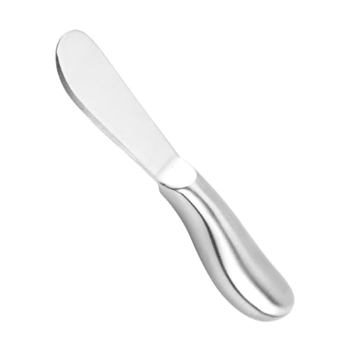 ULTECHNOVO Coltello Spalmaburro Acciaio Inossidabile Resistente Antiruggine per Crema Formaggio e Torte Utensile Cucina Professionale Facile da e Usare