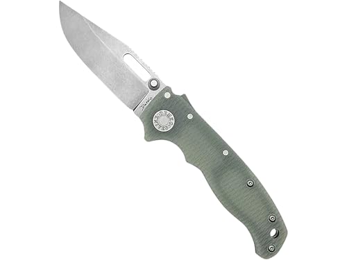 Demko Knives DEMKO AD20.5 S35VN AD 20.5 Shark Lock Andrew CPM-S35VN (G10 Natural / S35VN / Clip Point)