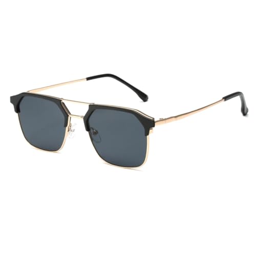 Lunettes de soleil anti-UV en métal protection solaire yeux homme femme