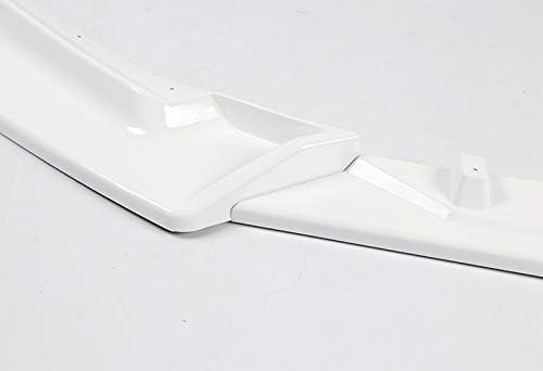 3PCS Front Bumper Lip Kit fit for compatible with 2014-2018 Mazda 3, Sport-Style Splitter Trim Protection Spoiler, Air-Dam-Chin-Diffuser (Painted White)