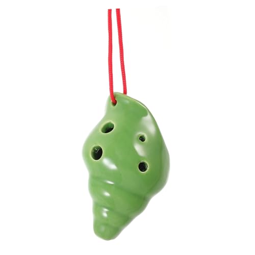 Yardwe 6-hole Ocarina Brown Wind Instrument Beginner Practice for Boys and Girls