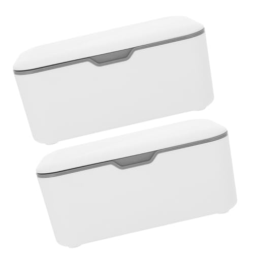 Boîte à lingettes avec couvercle en PP : lot de 2 distributeurs portables pour poussette