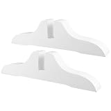 Healifty 2 Pezzi Base per Divisorio Ambiente in Legno Bianco