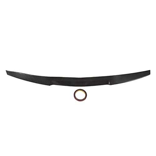 Aileron de coffre arrière universel modification voiture becquet caoutchouc look carbone 121cm